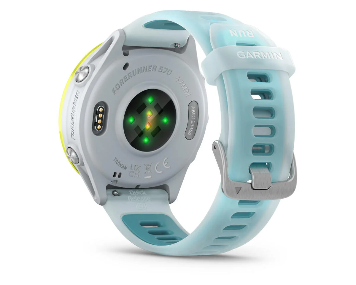 Garmin Forerunner 570 Smartwatch (Whitestone/Amp Yellow) (47mm) - view 6